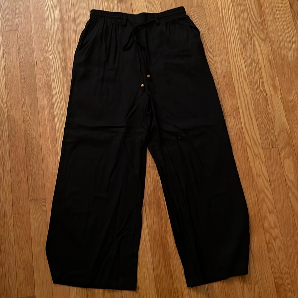 NWT | Very J | Black linen blend pants | Size L